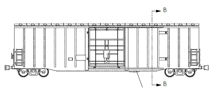 くま　カートリッジB R NSC 5277 Plug Door Boxcar — Reading Car Company